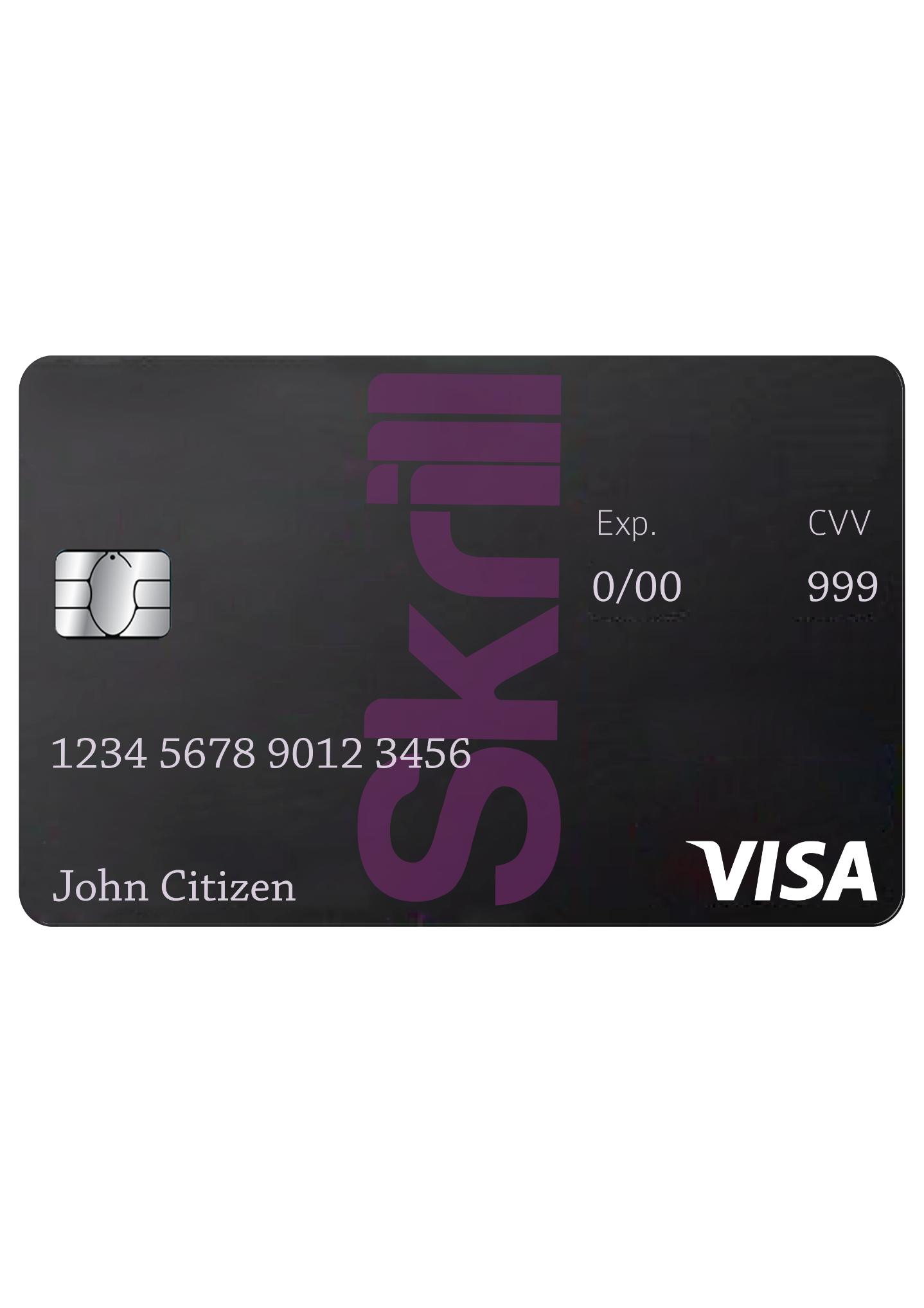 Skrill Visa Debit card